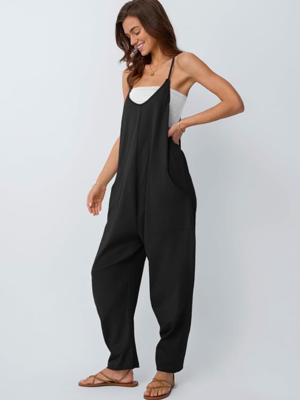 AUTOMET (L) Black Jumpsuit - Picture 2 of 10